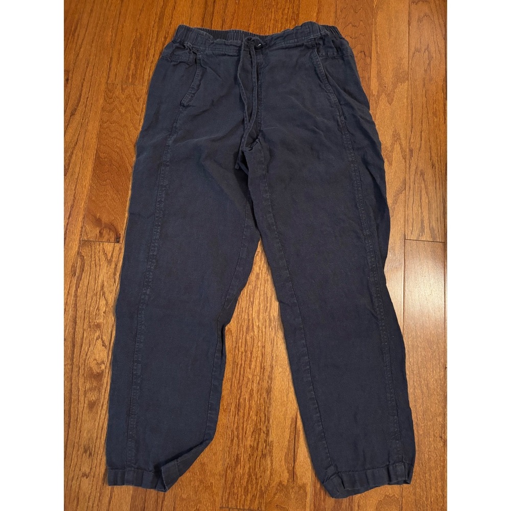 Orvis Black 100% Linen Pants Size XS - Picture 1 of 10